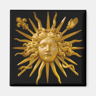 Symbool van Louis XIV de Sun King Magneet