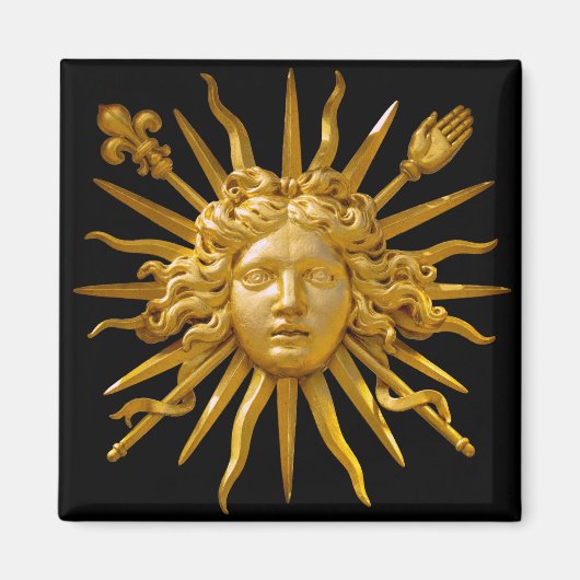 Symbool van Louis XIV de Sun King Magneet (Voorkant)