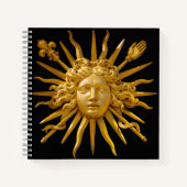 Symbool van Louis XIV de Sun King Notitieboek (Voorkant)