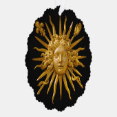 Symbool van Louis XIV de Sun King Ornament Kaart (Rechts)
