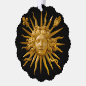 Symbool van Louis XIV de Sun King Ornament Kaart (Links)