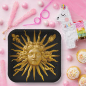 Symbool van Louis XIV de Sun King Papieren Bordje (Feest)