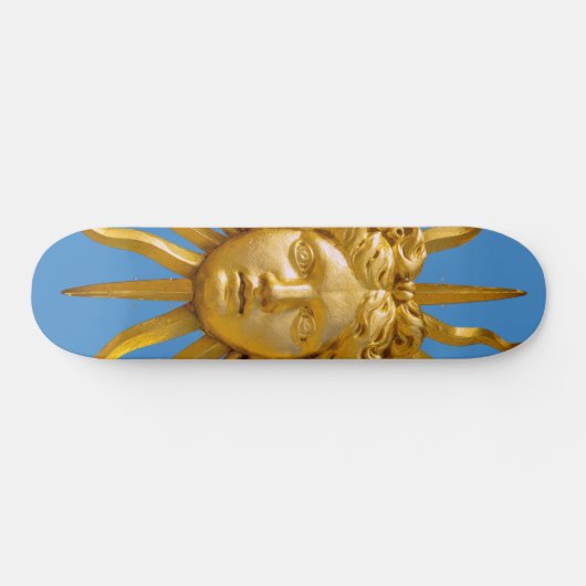 Symbool van Louis XIV de Sun King Persoonlijk Skateboard (Horizontaal)
