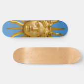 Symbool van Louis XIV de Sun King Persoonlijk Skateboard (Horizontaal)