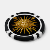 Symbool van Louis XIV de Sun King Poker Chips (Enkel)