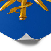 Symbool van Louis XIV de Sun King Poster (Hoek)