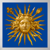 Symbool van Louis XIV de Sun King Poster (Voorkant)