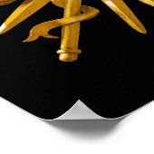 Symbool van Louis XIV de Sun King Poster (Hoek)