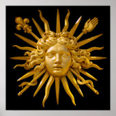 Symbool van Louis XIV de Sun King Poster (Voorkant)