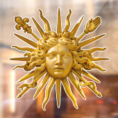 Symbool van Louis XIV de Sun King Raamsticker (Vel 2)