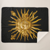 Symbool van Louis XIV de Sun King Sherpa Deken (Voorkant (horizontaal))
