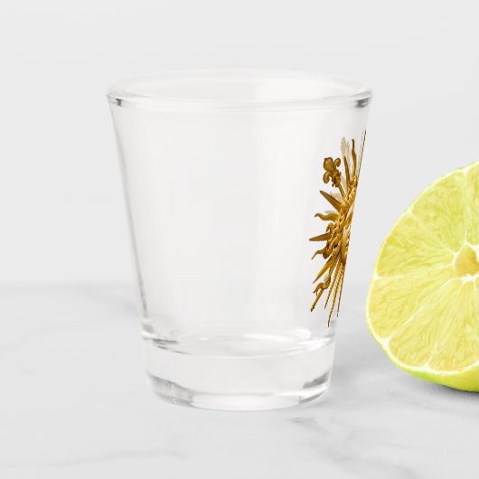 Symbool van Louis XIV de Sun King Shot Glas (Links)