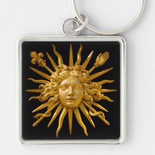 Symbool van Louis XIV de Sun King Sleutelhanger