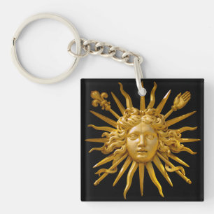 Symbool van Louis XIV de Sun King Sleutelhanger