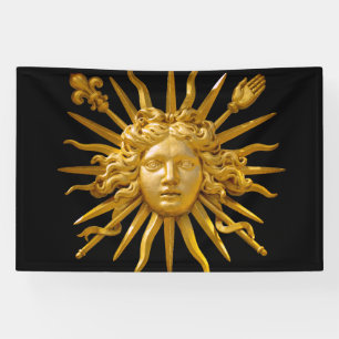 Symbool van Louis XIV de Sun King Spandoek