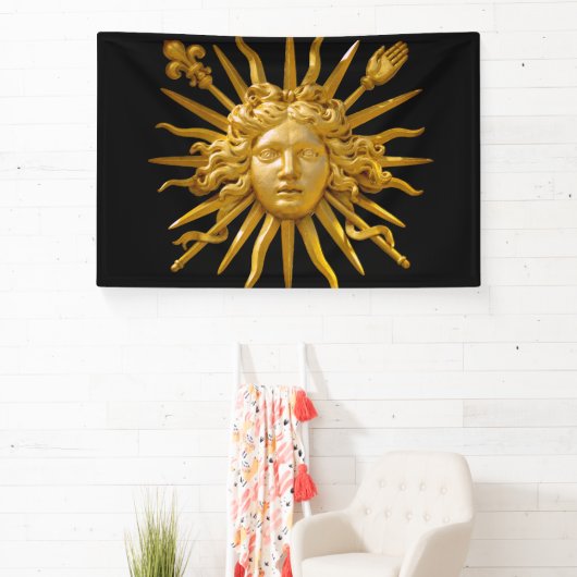 Symbool van Louis XIV de Sun King Spandoek (Insitu)