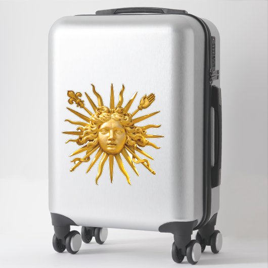 Symbool van Louis XIV de Sun King Sticker (Koffer)