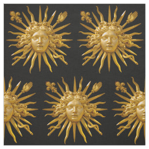Symbool van Louis XIV de Sun King Stof