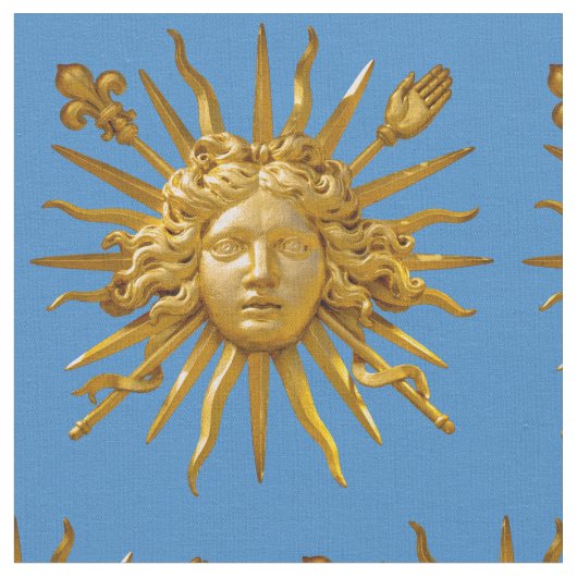 Symbool van Louis XIV de Sun King Stof (Close Up)