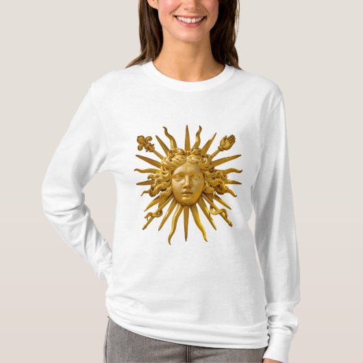 Symbool van Louis XIV de Sun King T-shirt (Voorkant)