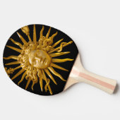 Symbool van Louis XIV de Sun King Tafeltennisbatje (Zijkant)