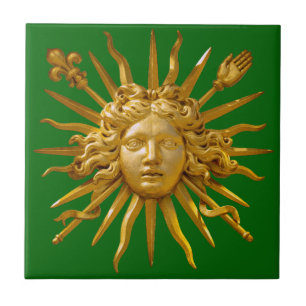 Symbool van Louis XIV de Sun King Tegeltje