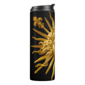Symbool van Louis XIV de Sun King Thermosbeker (Gedraaid links)