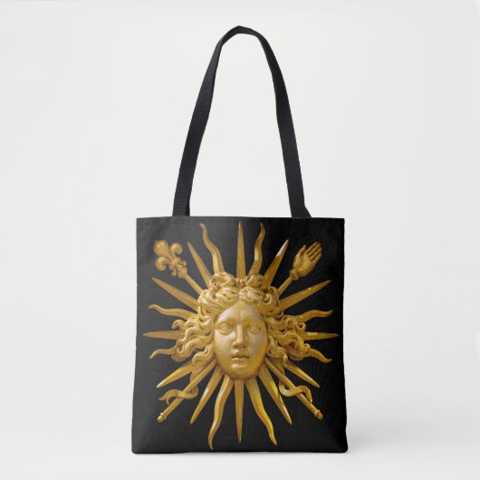 Symbool van Louis XIV de Sun King Tote Bag (Voorkant)