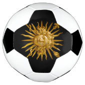 Symbool van Louis XIV de Sun King Voetbal (Gedraaid)