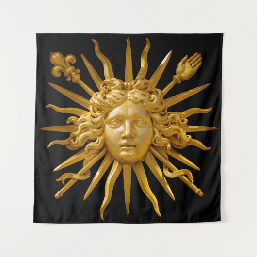 Symbool van Louis XIV de Sun King Wandkleed (Voorkant)