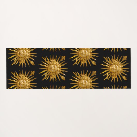 Symbool van Louis XIV de Sun King Yogamat (Achterkant (horizontaal))