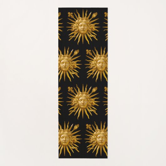 Symbool van Louis XIV de Sun King Yogamat (Voorkant)