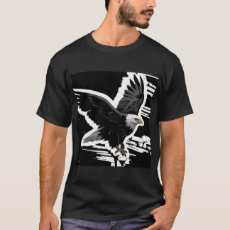 Symbool van macht: Kale adelaar in vlucht T-shirt