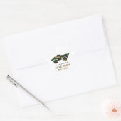 Symbool van militaire voertuigen van 25 april Revo Ster Sticker (Envelop)