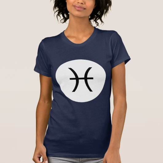 Symbool van pisces - donkerder T-shirt - Gepersona (Voorkant)