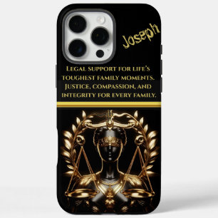 Symbool van rechtvaardigheid belichaamt eerlijkhei iPhone 16 pro max hoesje