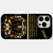Symbool van rechtvaardigheid belichaamt eerlijkhei Case-Mate iPhone case (Achterkant (horizontaal))