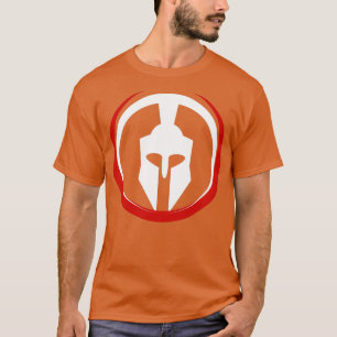 Symbool van Red moon Spartan T-shirt