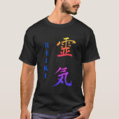 Symbool van Reiki in meerdere kleuren T-shirt (Voorkant)