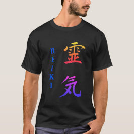 Symbool van Reiki in meerdere kleuren T-shirt