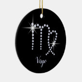 Symbool van Sparkly Diamonds Keramisch Ornament (Rechts)