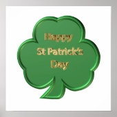 Symbool van St. Patrick Day Poster (Voorkant)
