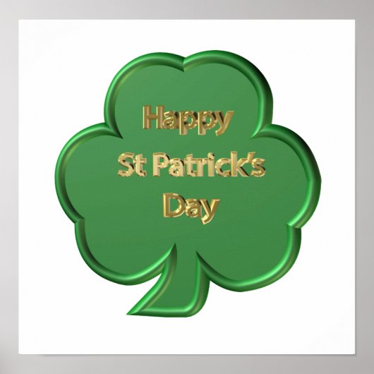 Symbool van St. Patrick Day Poster (Voorkant)