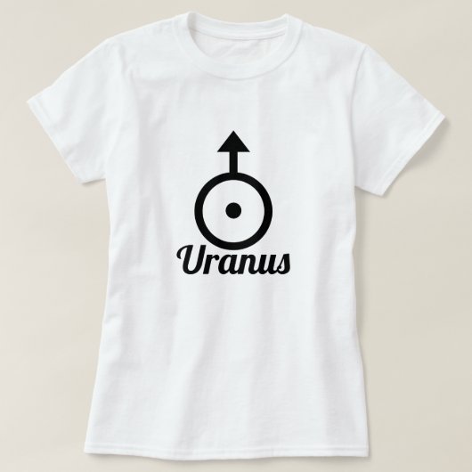 Symbool van Uranus T-shirt (Design voorkant)