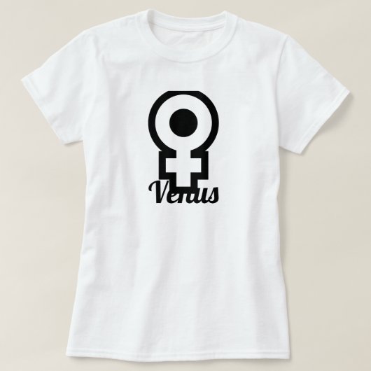Symbool van Venus T-shirt (Design voorkant)