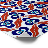 Symbool van vermogen/chin-teh-ma-nee poster (Hoek)