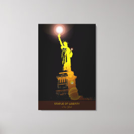 Symbool van Vrijheid: Statue of Liberty Canvas Pri Afdruk