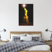Symbool van Vrijheid: Statue of Liberty Canvas Pri Afdruk (Insitu (Slaapkamer))