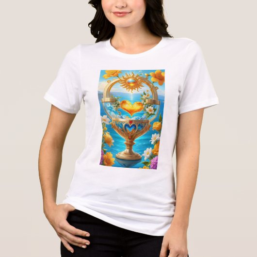 Symbool van welvaart Tri-Blend shirt (Voorkant)