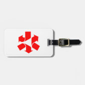 Symbool verwijderen bagagelabel (Voorkant horizontaal)